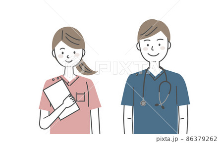 看護師 笑顔のイラスト素材 看護師 笑顔のイラスト素材