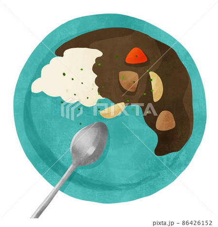 カレーライスのイラスト素材