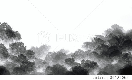 水墨画景色の写真素材 - PIXTA