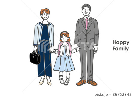 小学校入学式のイラスト素材