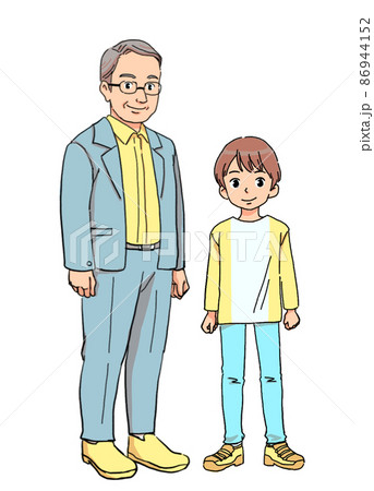 おじいちゃんのイラスト素材集 ピクスタ