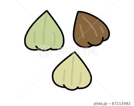 蕎麦の実のイラスト素材