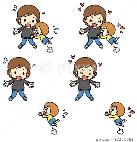 飛びつくのイラスト素材 飛びつくのイラスト素材