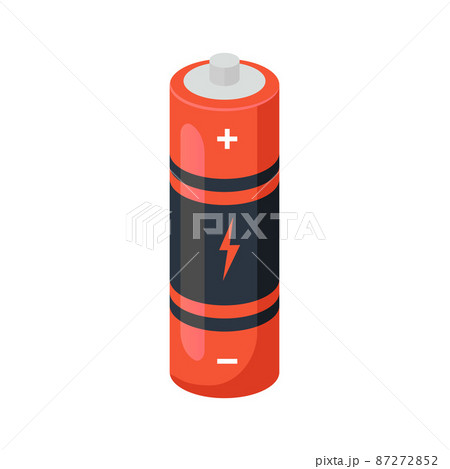 バッテリー 電池 マンガ かわいいのイラスト素材