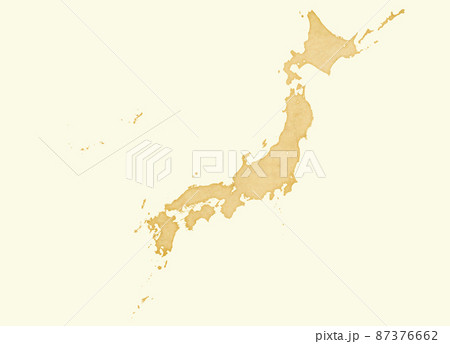 近畿地方地図のイラスト素材