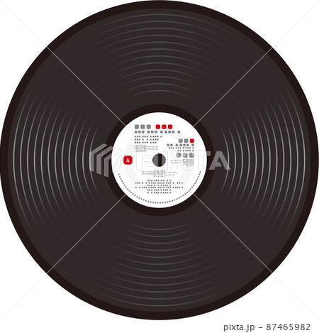 ターンテーブルのイラスト素材