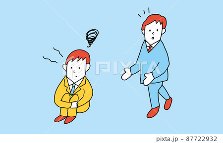 モチベーション低下のイラスト素材