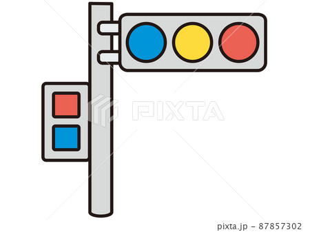 信号機のイラスト素材集 ピクスタ
