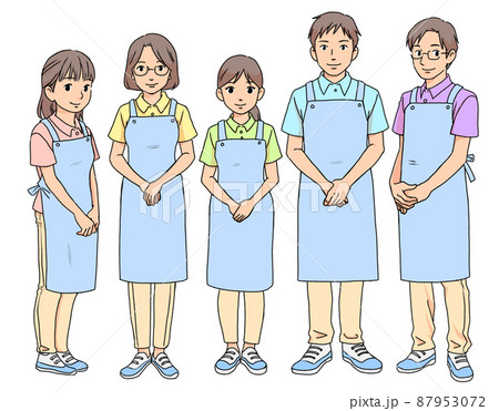 介護職員のイラスト素材