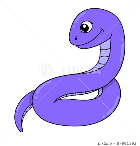 へび ヘビ 蛇 絵文字のイラスト素材