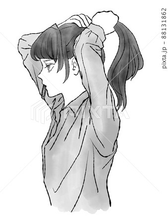 ヘアゴムのイラスト素材 ヘアゴムのイラスト素材