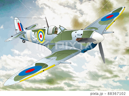戦闘機のイラスト素材