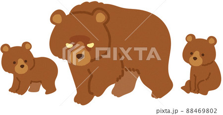 くま 熊 のイラスト素材集 ピクスタ