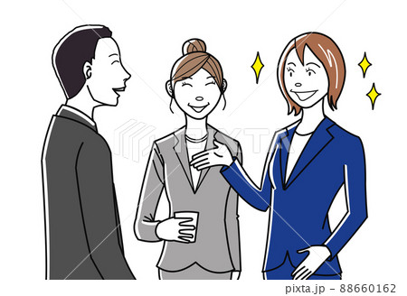 雑談のイラスト素材