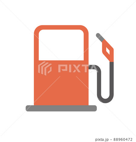 サービスエリア イラストレーション イラスト ガソリンスタンドのイラスト素材