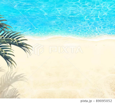 砂浜 ビーチのイラスト素材集 ピクスタ