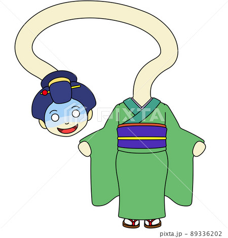 妖怪 お化け キャラクター ろくろ首の写真素材 - PIXTA