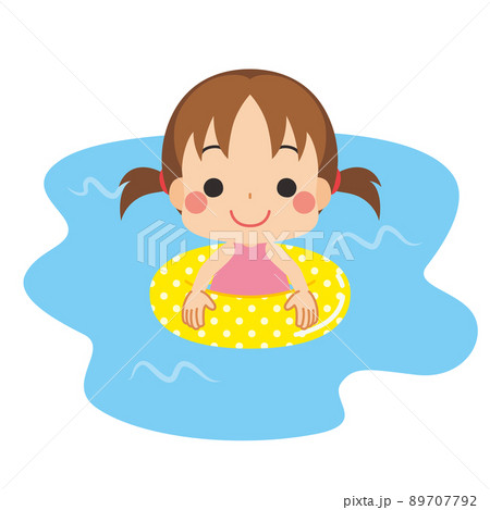 水遊びのイラスト素材