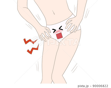 figure in underwear, skivvies, female - Stock Illustration [1342355] - PIXTA