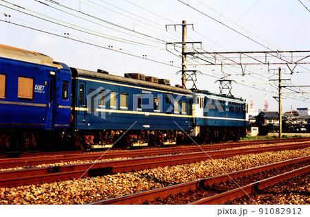寝台特急 ブルートレイン なは 列車の写真素材 - PIXTA