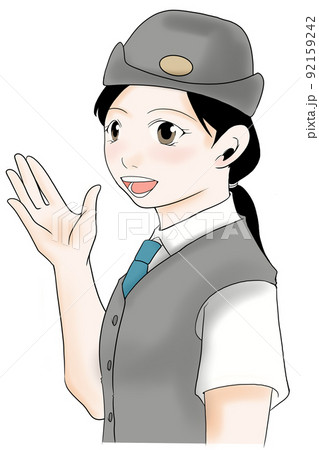 駅長帽子の写真素材