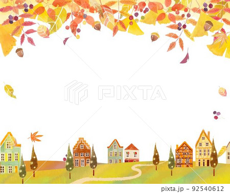 가을 풍경 일러스트 - Pixta