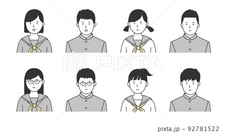 学校 勉強 アイコン シンプルのイラスト素材