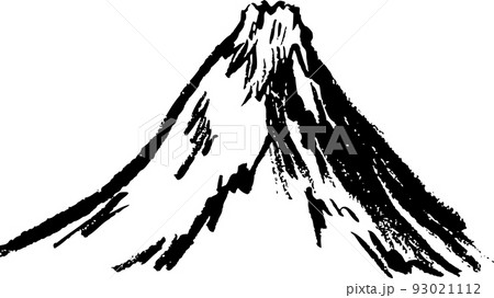 富士山の墨絵 柏山居士？ mauria.com