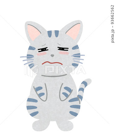 眠い 動物のイラスト素材