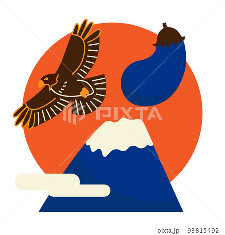 鷹のイラスト素材