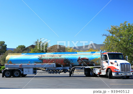 タンクローリー アメリカの写真素材