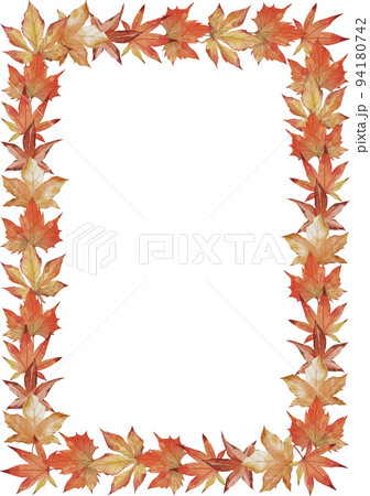 가을나뭇잎 일러스트 - Pixta