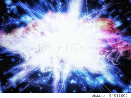 稲妻 背景 閃光 炎のイラスト素材 - PIXTA