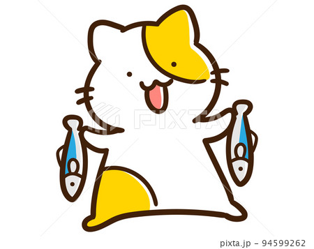 魚正面のイラスト素材