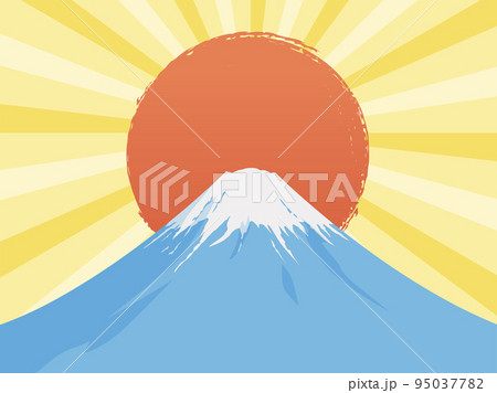 富士山 登山 かわいい イラストのイラスト素材 富士山 登山 かわいい イラストのイラスト素材