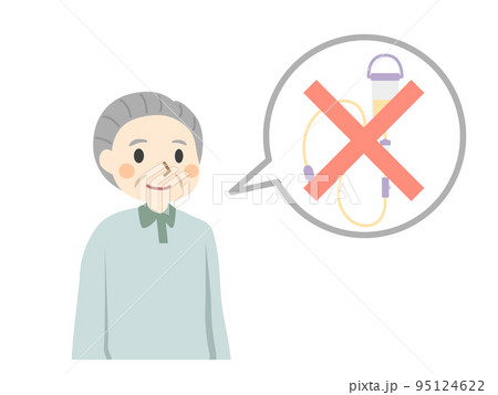 経管栄養の写真素材