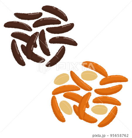 柿ピーのイラスト素材