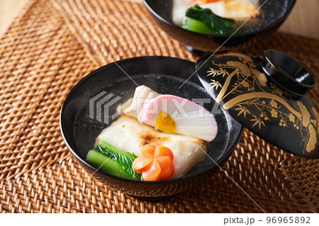 Sendai Zoni; Zoni is a special soup containing mochi(rice cake) that  Japanese people eat on