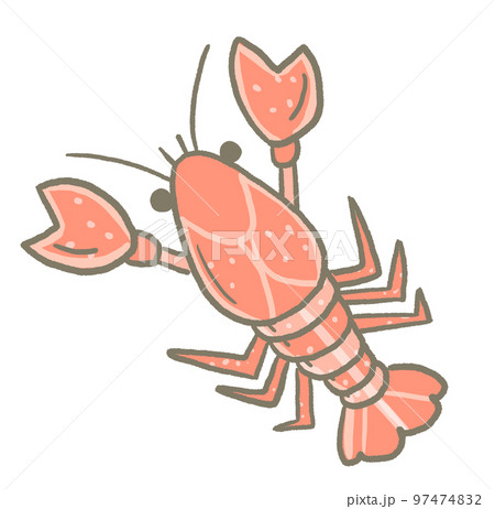 ザリガニのイラスト素材集 ピクスタ