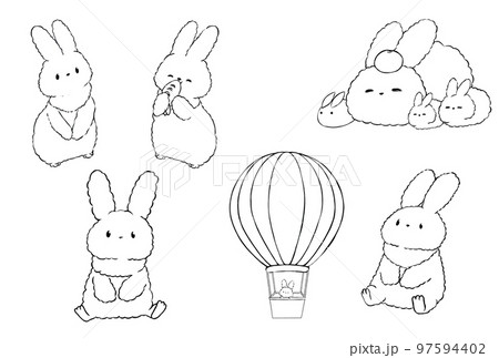 【正規品オラクルカード】シンプルな手描き線画イラストが可愛いうさぎの知恵のデッキ 正規品オラクルカード】シンプルな手描き線画イラストが可愛い