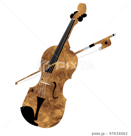 水彩 バイオリン ヴァイオリン violinのイラスト素材 - PIXTA