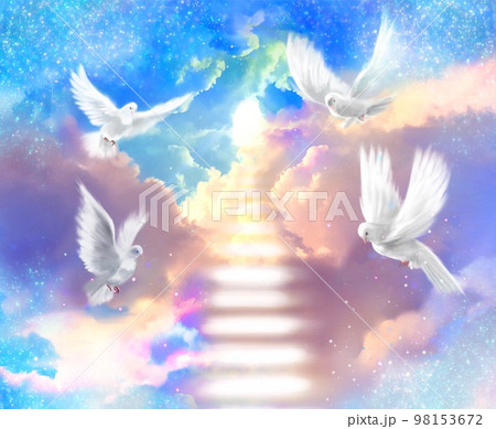 空 天使のイラスト素材 - PIXTA