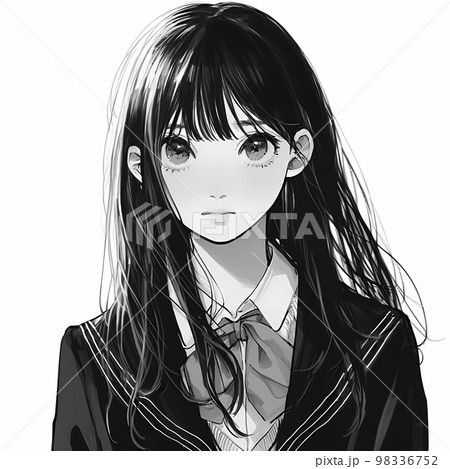 高校生 セーラー服 女子高生 女の子のイラスト素材 - PIXTA