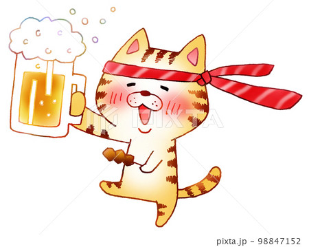 酔っ払い 猫 ねこ ネコのイラスト素材 - PIXTA