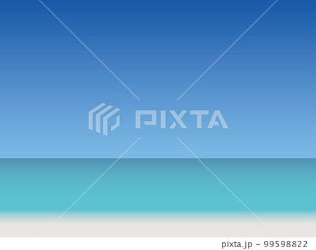 海と空2のイラスト素材 [99598822] - PIXTA
