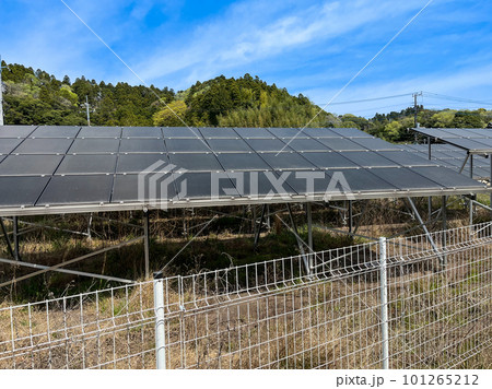 小規模の太陽光発電所のイメージ