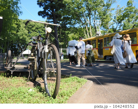 自転車 リヤカー 昭和 レトロの写真素材 - PIXTA