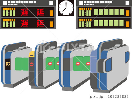 発車時刻案内板の写真素材 - PIXTA