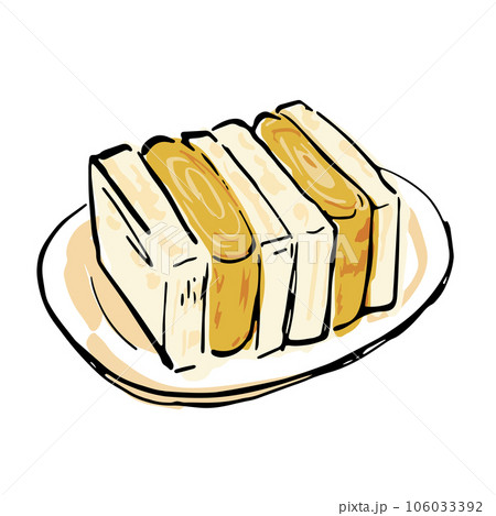厚焼き玉子のイラスト素材 - PIXTA