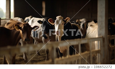 牛舎のイラスト素材 - PIXTA